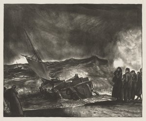 Allan Donn lähtee merelle tekijältä George Bellows