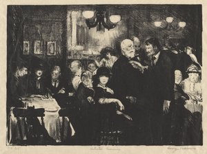 Taiteilijoiden ilta tekijältä George Bellows