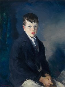 Poika sinisessä takissa tekijältä George Bellows