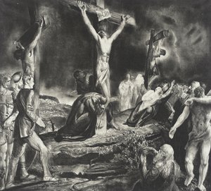 Kristuksen ristiinnaulitseminen tekijältä George Bellows