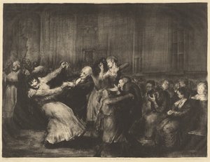 Tanssia hullujenhuoneessa tekijältä George Bellows