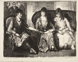 Elsie, Emma ja Marjorie, Ensimmäinen kivi tekijältä George Bellows