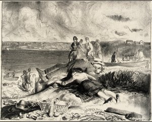 Meren jalat tekijältä George Bellows
