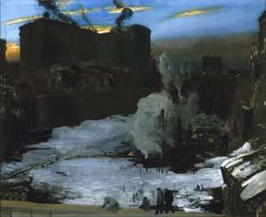 Pennsylvania Stationin kaivaukset tekijältä George Bellows