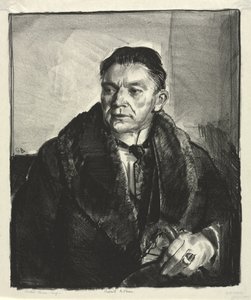 Robert Aitkenin muotokuva, toinen kivi tekijältä George Bellows