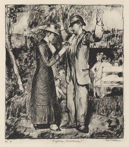 "Valmistautukaa, Amerikka!" tekijältä George Bellows