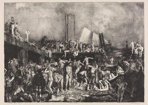 Joenranta tekijältä George Bellows