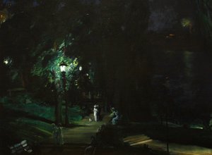 Kesäyö, Riverside Drive tekijältä George Bellows
