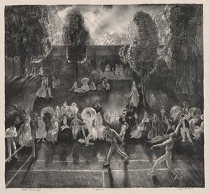 Tennis tekijältä George Bellows
