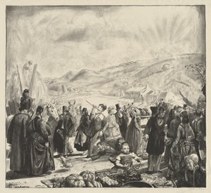 Irlantilainen markkinatapahtuma tekijältä George Bellows