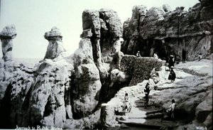 Lähestymistapa Pueblo Acomaan, New Mexicoon tekijältä George Benjamin (Ben) Wittick