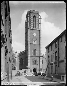 Bishop Ryderin kirkko, Gem Street, Gosta Green, Birmingham, 1941.