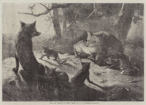 Kettuperhe kotona tekijältä George Bouverie Goddard