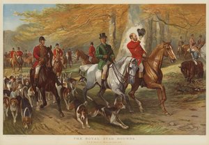 Royal Stag Hounds, HRH Prince of Wales ja Lord Cork
