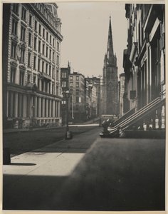 Wall Street, Manhattan (hopeagelatiiniprintti)