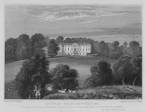 Saltram House, Devonshire (kaiverrus) tekijältä George Bryant Campion