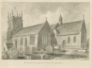 Sandon Church: seepiapiirros, 1841