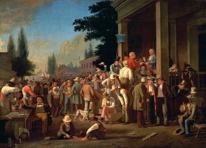 Piirikunnan vaalit tekijältä George Caleb Bingham