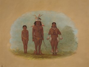 Chetibo-perhe, 18541869. tekijältä George Catlin