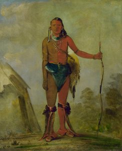 Aih-no-wa, The Fire, a Fox Medicine Man, 1835. tekijältä George Catlin