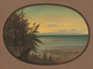 Intialaiset tikkaat - Nayas Indians, 18551869. tekijältä George Catlin