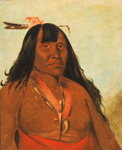 Bón-són-gee, New Fire, bändin päällikkö, 1834. tekijältä George Catlin