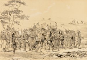 Braves ampuu nuolia - kilpailu - nro 24. tekijältä George Catlin