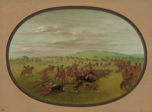 Camanchees Moving, 18611869. tekijältä George Catlin