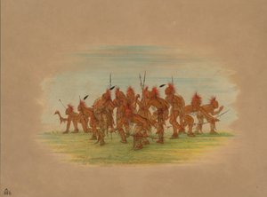 Discovery Dance - Saukie, 1861. tekijältä George Catlin