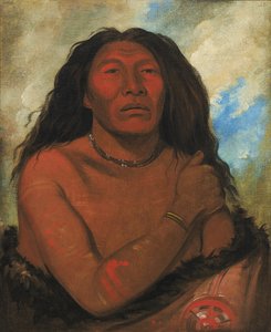 Duhk-gits-o-ó-see, Punainen Karhu, ansioitunut soturi... tekijältä George Catlin
