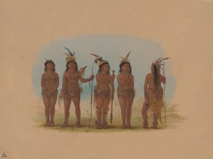 Viisi Karibian intiaania, 18541869. tekijältä George Catlin