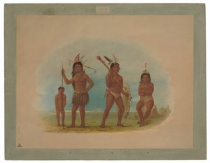 Neljä arawak-intiaania tekijältä George Catlin