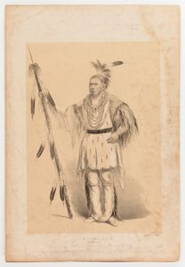 Joc-o-sot, kävelevä karhu tekijältä George Catlin