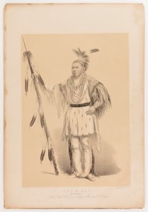 Joc-o-sot, kävelevä karhu tekijältä George Catlin