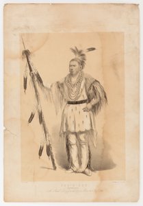Joc-o-sot, kävelevä karhu tekijältä George Catlin
