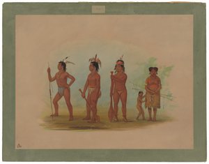Clatsop-intiaanit tekijältä George Catlin