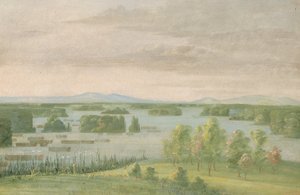 Lac du Cygne (Joutsenjärvi), Coteau des Prairiesin lähellä tekijältä George Catlin