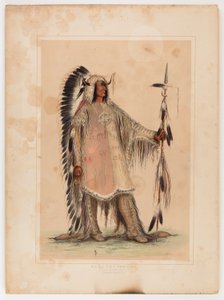 Mah-to-toh-pa, Mandan-päällikkö, - tekijältä George Catlin