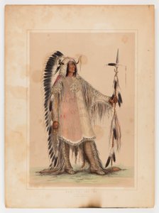 Mah-to-toh-pa, Mandan-päällikkö, - tekijältä George Catlin
