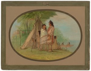 Nayas intiaanit tekijältä George Catlin
