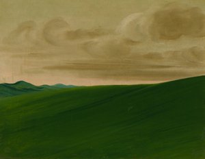 Nishnabottana Bluffs, Ylä-Missouri, 1832. tekijältä George Catlin
