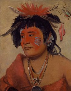 Pah-shee-náu-shaw, soturi, 1831. tekijältä George Catlin