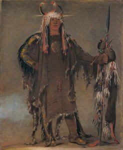 Peh-tó-pe-kiss, Kotkan kylkiluut, Piegan päällikkö tekijältä George Catlin