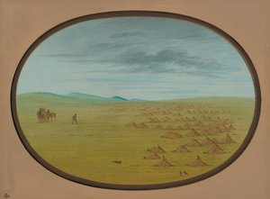 Prairie Dog Village, 18611869. tekijältä George Catlin