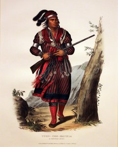 Seminolipäällikkö Tuko-See-Mathla tekijältä George Catlin