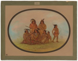 Seminole Indians, Fort Moultrien vangit tekijältä George Catlin