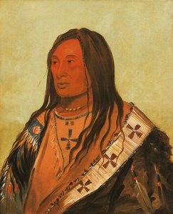 Táh-zee-keh-dá-cha, revennyt vatsa, ansioitunut urhoollinen. tekijältä George Catlin