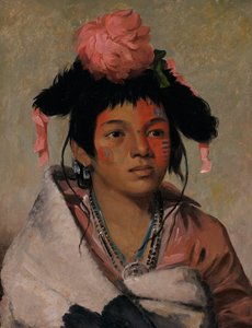 Tcha-cauk-o-ko-maugh, suuri päällikkö, poika, tekijältä George Catlin