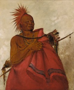 Tcha-tó-ga, Mad Buffalo, kahden valkoisen miehen murhaaja, 1834. tekijältä George Catlin