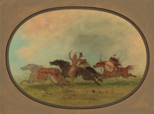 The Scalper Scalped - Pawnees ja Cheyennes, 18611869. tekijältä George Catlin
